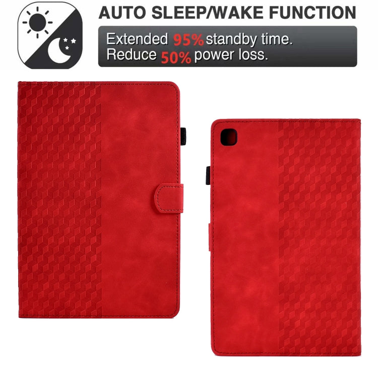 For iPad 10.2 2019 / 2020 / Air 10.5 2019 Rhombus Embossed Leather Smart Tablet Case