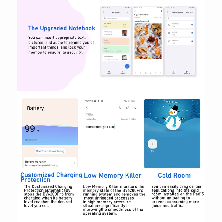 Blackview BV6200 Pro, IP68/IP69K/MIL-STD-810H, 6.56 inch Android 14 MediaTek Helio P35 Octa Core, Network: 4G, OTG, NFC