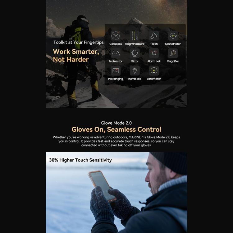 Blackview Oscal Marine 1, 6.56 inch Android 15 Unisoc UMS9230E T615 Octa Core, Network: 4G, OTG, NFC