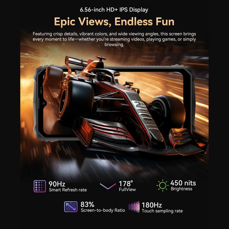 Blackview Oscal Marine 1, 6.56 inch Android 15 Unisoc UMS9230E T615 Octa Core, Network: 4G, OTG, NFC