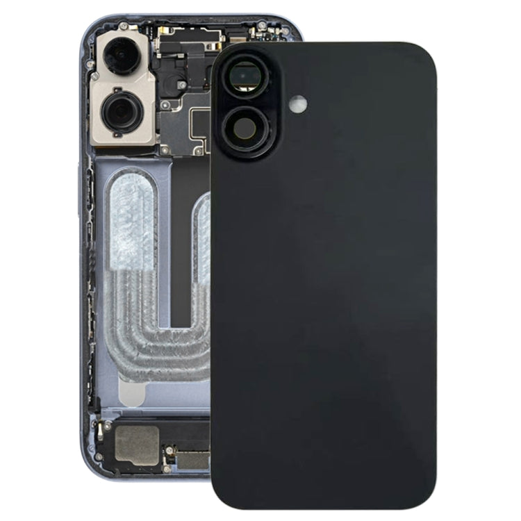 For iPhone 16 Plus Battery Back Cover with Camera Lens Cover