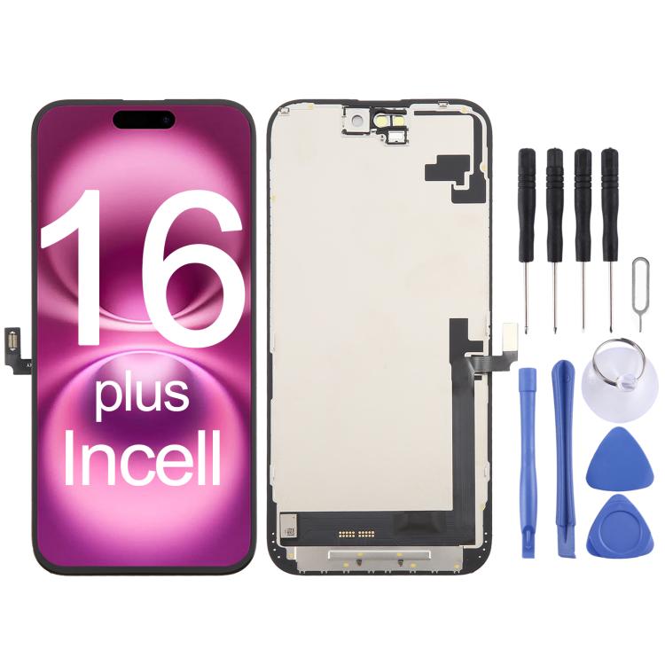 For iPhone 16 Plus HD+ incell Screen with Digitizer Full Assembly