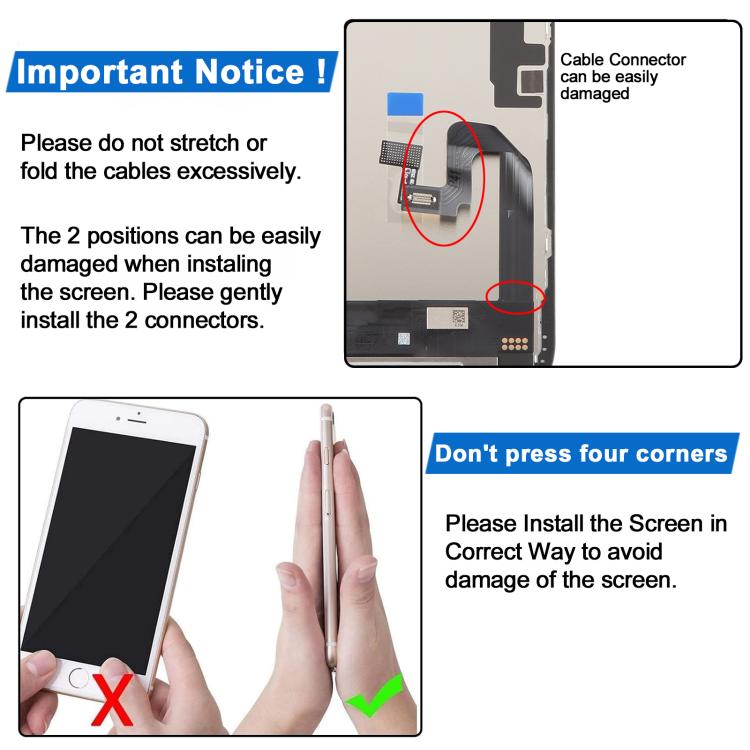 JK Hard OLED Screen For iPhone 16 Plus