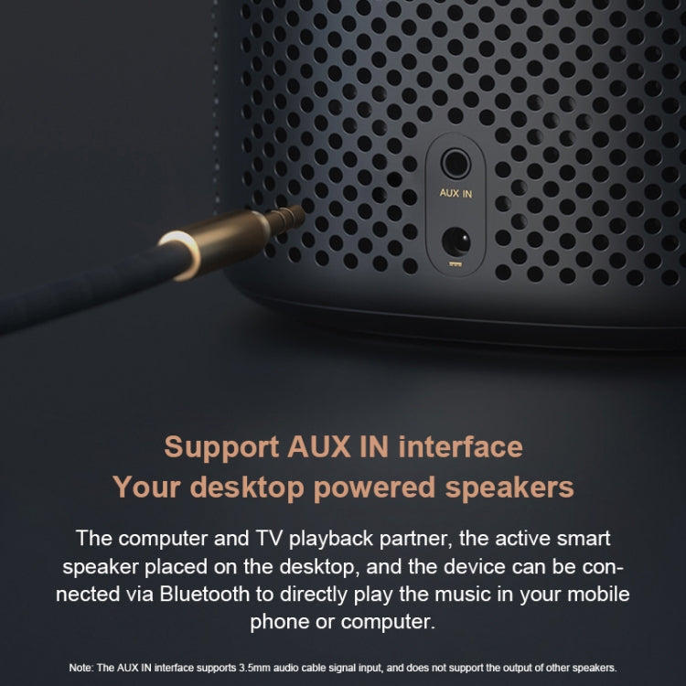 Xiaomi Xiaoai Speaker Pro with 750mL Large Sound Cavity Volume / AUX IN Wired Connection / Combo Stereo / Professional DTS Audio / Hi-Fi Audio chip / Infrared Remote Control Traditional Home Appliances / Bluetooth Mesh Gateway