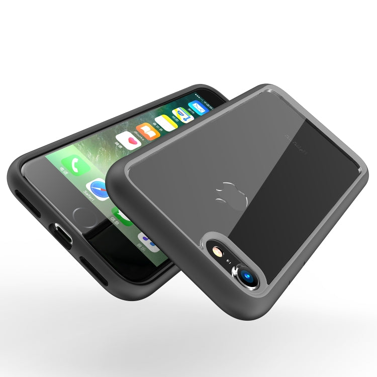 Two-color TPU + Acrylic Back Protective Phone Case for iPhone SE 2022/ iPhone SE 2020/ iPhone 8/iPhone 7