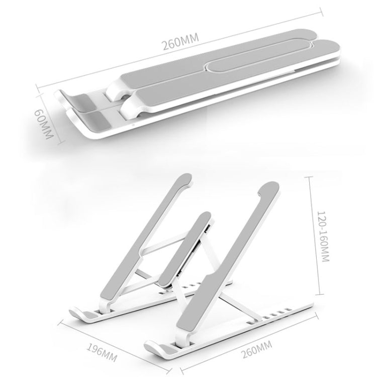 YMB1028 Portable Folding Desktop Holder Bracket for Laptop / Tablet below 15.6 inch