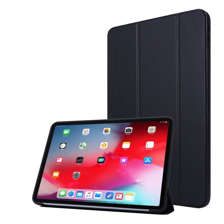 For iPad Pro 11 (2020) PC + PU Leather Tablet Case with Three-folding Holder