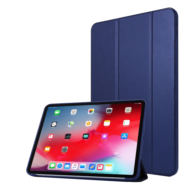 For iPad Pro 11 (2020) PC + PU Leather Tablet Case with Three-folding Holder