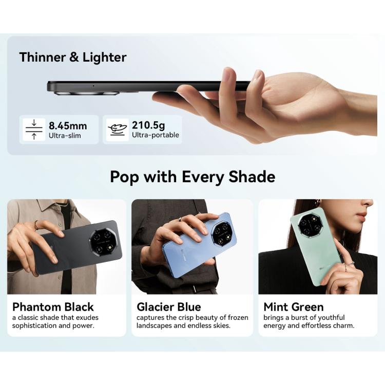 Blackview SHARK 6 5G, 4GB+128GB, 6.88 inch Android 15 Unisoc UMS9620 T8100 Octa Core, Network: 5G, NFC, OTG