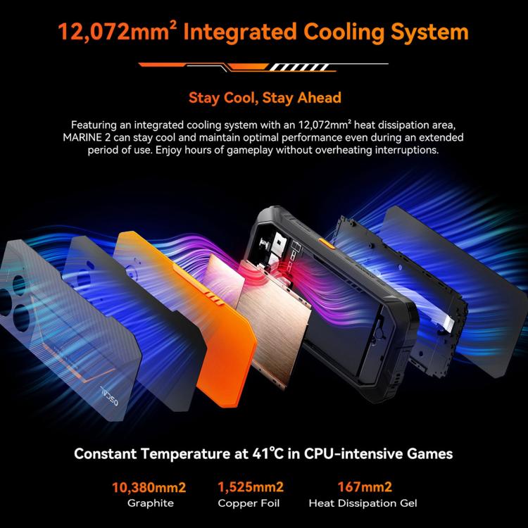 Blackview Oscal Marine 2, 4GB+64GB, 6.56 inch Android 15 Unisoc UMS9230E T615 Octa Core, Network: 4G, OTG, NFC