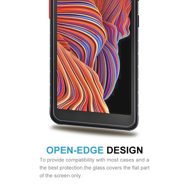 For Samsung Galaxy Xcover 5 10 PCS 0.26mm 9H Surface Hardness 2.5D Explosion-proof Tempered Glass Non-full Screen Film
