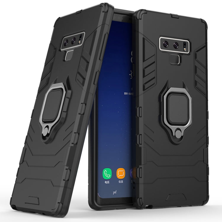PC + TPU Shockproof Protective Case with Magnetic Ring Holder For Galaxy Note9