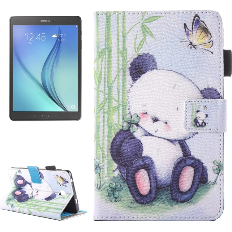For Galaxy Tab A 7.0 (2016) / T280 Horizontal Flip Pattern Leather Case with Holder & Card Slots & Pen Slot