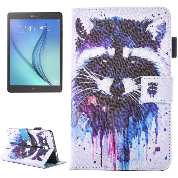 For Galaxy Tab A 7.0 (2016) / T280 Horizontal Flip Pattern Leather Case with Holder & Card Slots & Pen Slot