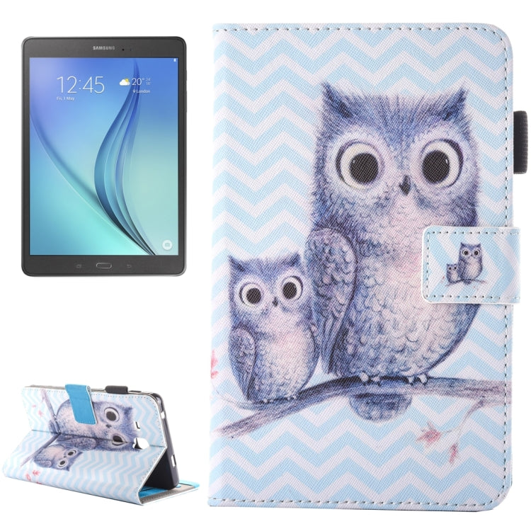 For Galaxy Tab A 7.0 (2016) / T280 Horizontal Flip Pattern Leather Case with Holder & Card Slots & Pen Slot