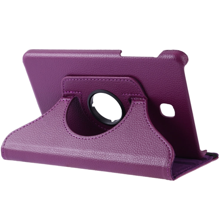 Litchi Texture Rotating ClassicBusiness Horizontal Flip Leather Case for Galaxy Tab A 8.0 T387, with Holder
