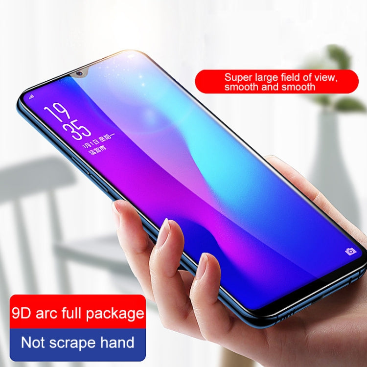 For Galaxy A50s 9D Full Glue Full Screen Tempered Glass Film