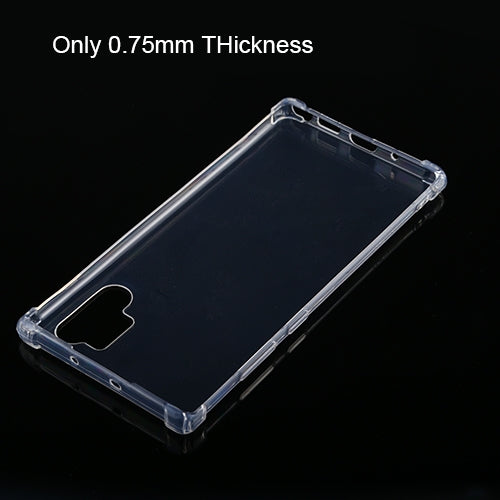 For Galaxy Note10+ Four-Corner Shockproof Ultra-Thin Transparent TPU Case
