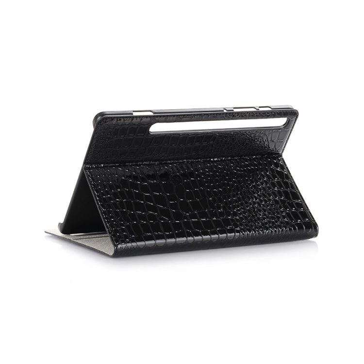 For Galaxy Tab S6 T860 / T865 Crocodile Texture Horizontal Flip Leather Case with Holder & Card Slots & Wallet