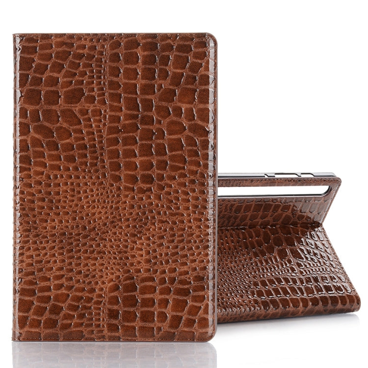 For Galaxy Tab S6 T860 / T865 Crocodile Texture Horizontal Flip Leather Case with Holder & Card Slots & Wallet