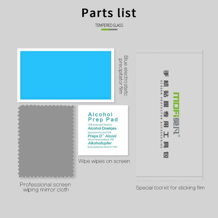 For Samsung Galaxy A03s 166mm MOFI 9H 3D Explosion-proof Curved Screen Tempered Glass Film