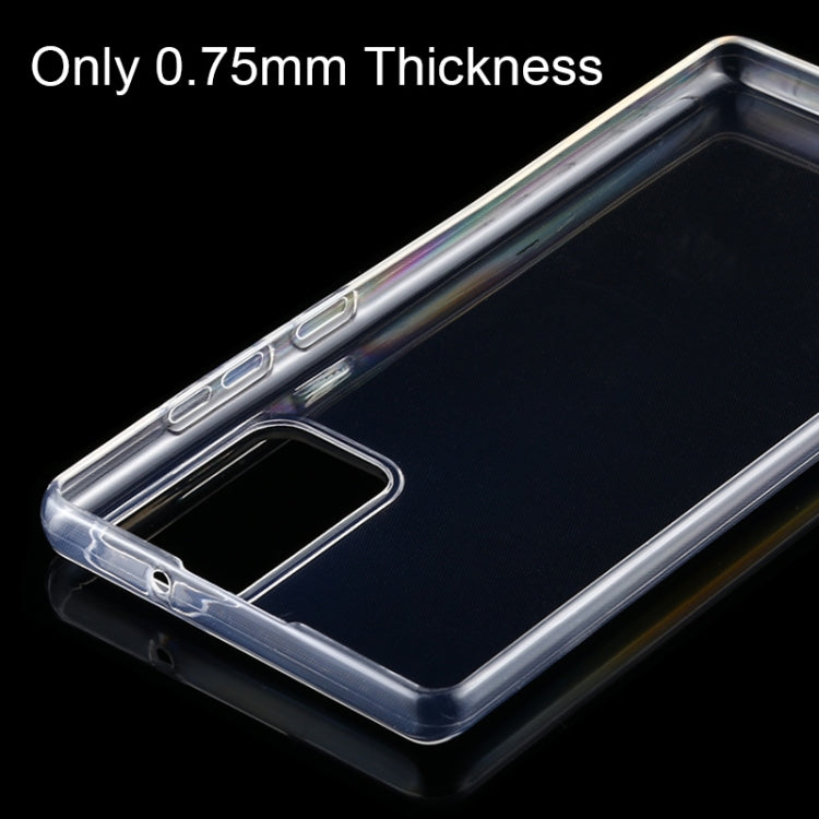 For Samsung Galaxy Note 20 5G 0.75mm Ultra-Thin Transparent TPU Protective Case