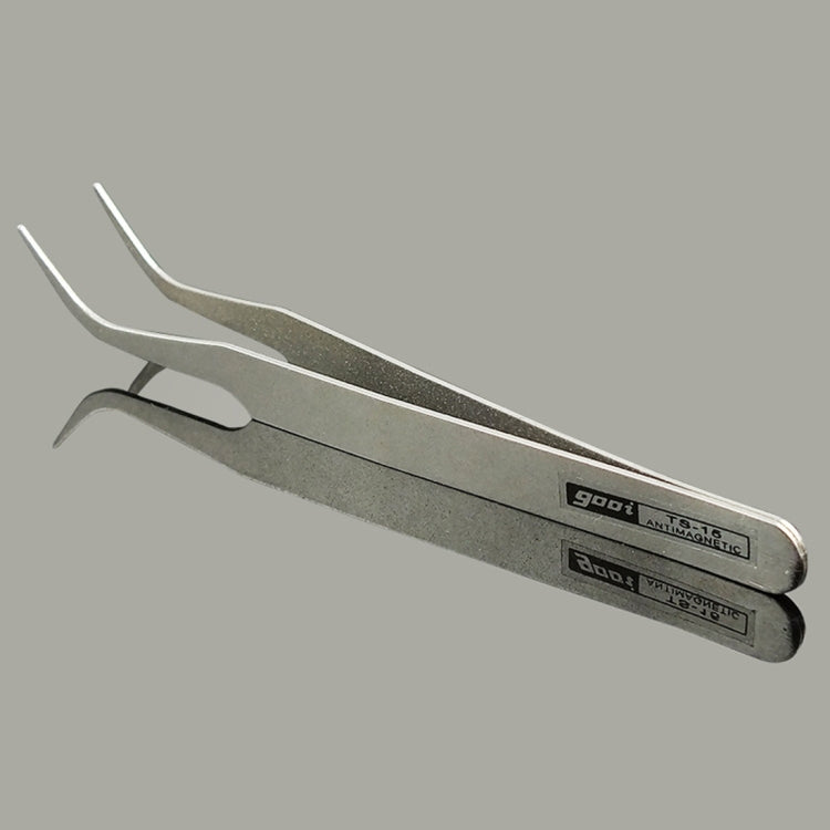 Gooi TS-15 Steel Bend Tweezers