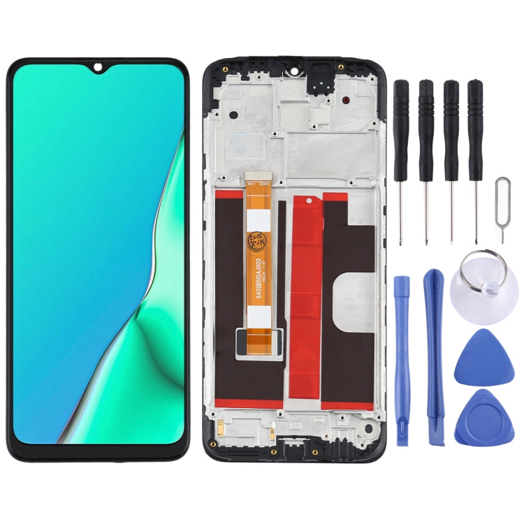 LCD Screen and Digitizer Full Assembly With Frame for OPPO A5 (2020) CPH1931 CPH1959 CPH1933 CPH1935 CPH1943