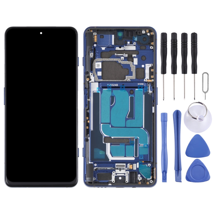 Original LCD Screen and Digitizer Full Assembly With Frame for Xiaomi Black Shark 4 / Black Shark 4 Pro SHARK PRS-H0, SHARK PRS-A0