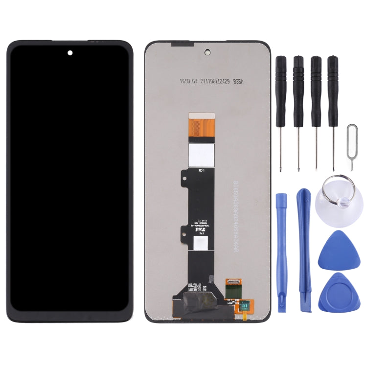 LCD Screen and Digitizer Full Assembly For Motorola Moto G22