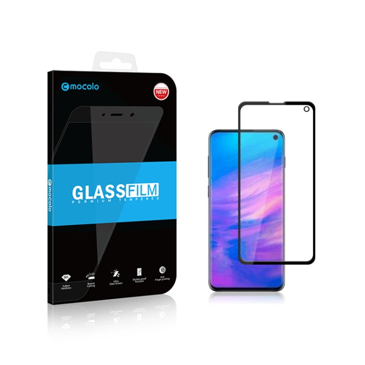 2Pcs mocolo 0.33mm 9H 2.5D Full Glue Tempered Glass Film for Samsung Galaxy S10e