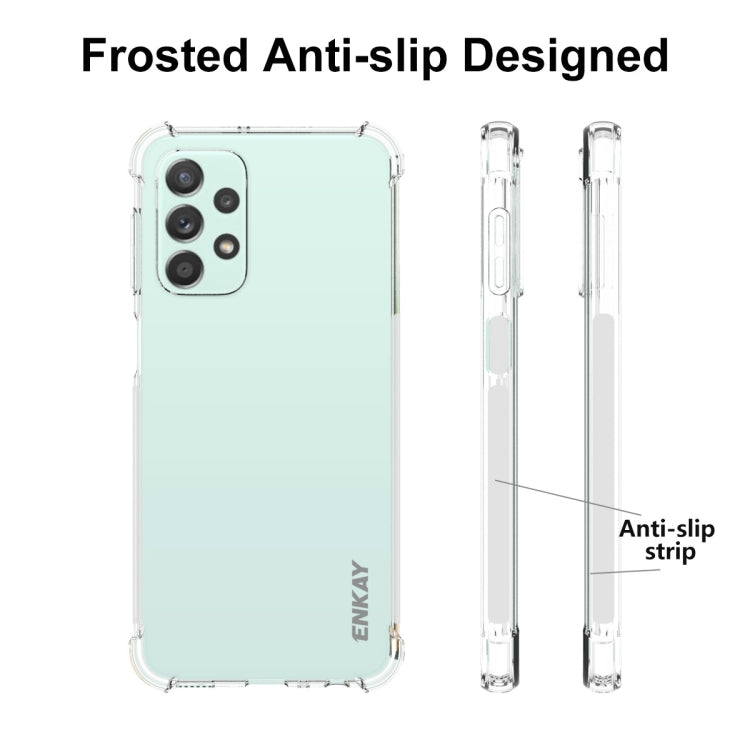 For Samsung Galaxy A23 ENKAY Clear TPU Shockproof Case