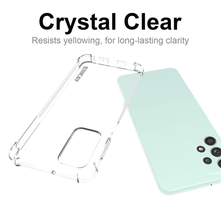 For Samsung Galaxy A23 ENKAY Clear TPU Shockproof Case